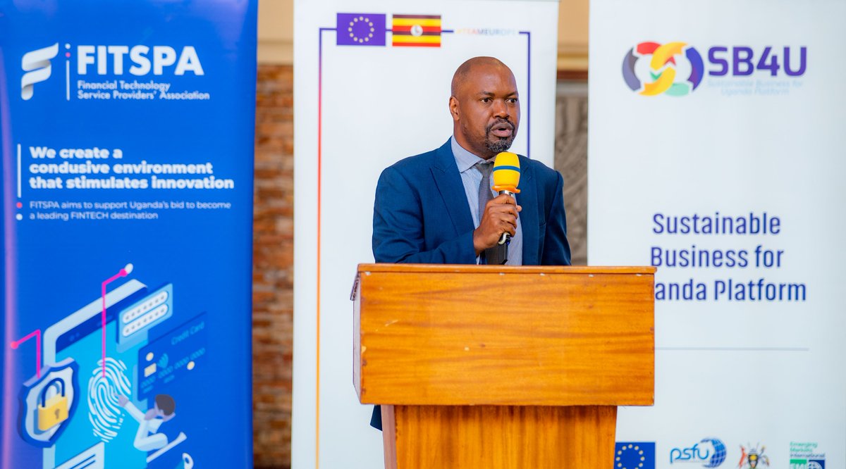 Insightful presentation by Mr. Ivan James Ssetimba from <a href="/BOU_Official/">Bank of Uganda</a>, Deputy Director of the National Payment Systems Department Sharing key insights on advancing payment systems for financial inclusion in Uganda. #BizFintechMeetUG  #FinancialInclusion