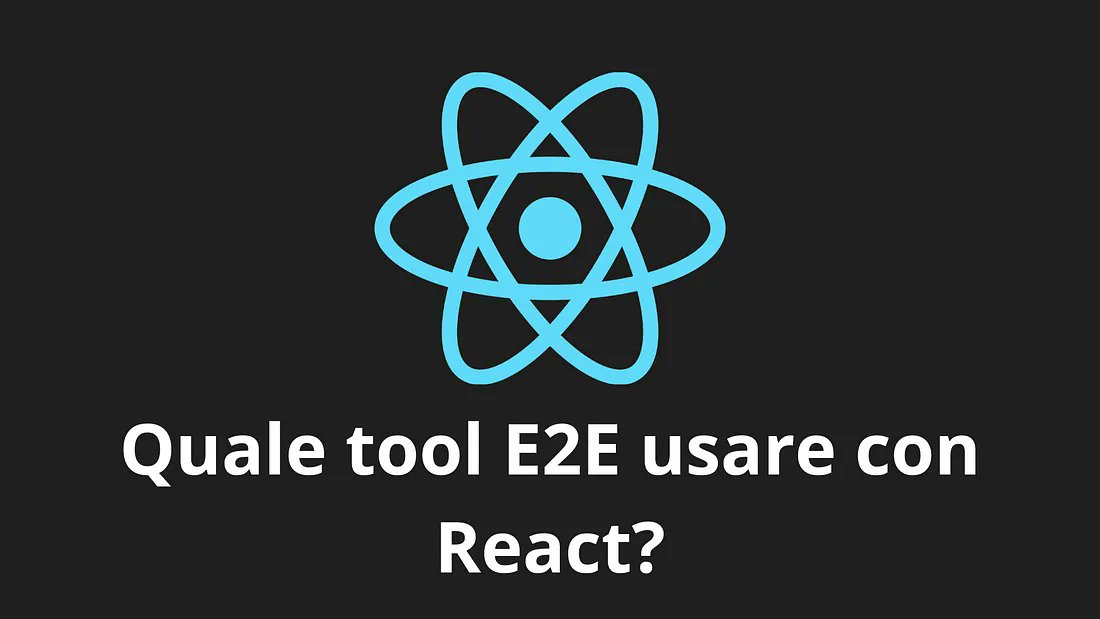 Just wrote an article about the best choices when we are talking about E2E tests with React! 🚀

Give it a try and find out which one is the best choise when managing ReactJS projects: 
dev.to/razxssd/which-…

#ReactJS #E2ETests #ReactTests #Tests #E2E