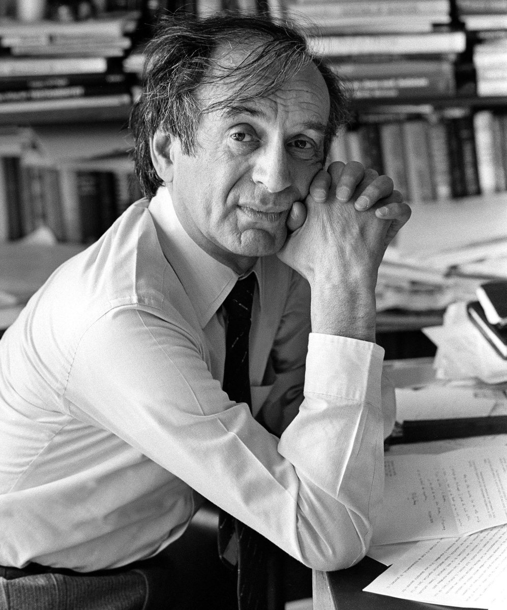 wienerlibrary's tweet photo. #OnThisDay in 2016, Elie Wiesel died. A writer, professor, political activist, Nobel laureate, and Holocaust survivor, he authored 57 books including Night, a work based on his experiences as a Jewish prisoner in the Auschwitz and Buchenwald concentration camps https://t.co/eP1ERt1U6x