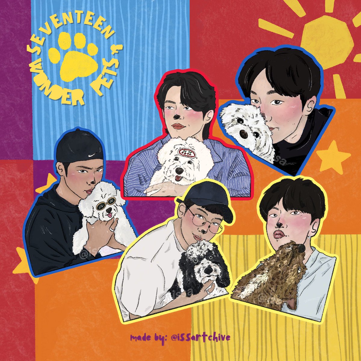 issartchive's tweet photo. ✶𖤐SEVENTEEN &amp; THE WONDER PETS𖤐✶

STICKER 
✶ size &amp; finish: 2x2, matte (waterproof)
✶ price: 30 pesos each, ONE SET 125 pesos 

ACRYLIC KEYCHAIN 
✶ size: 5 cm 
✶ price: 170 pesos each 

🛒PRE-ORDER LINK: https://t.co/p81AiuFBUL 

(closes: July 20, 2024)

#SEVENTEEN #SVT https://t.co/NJ7rmKlcDM