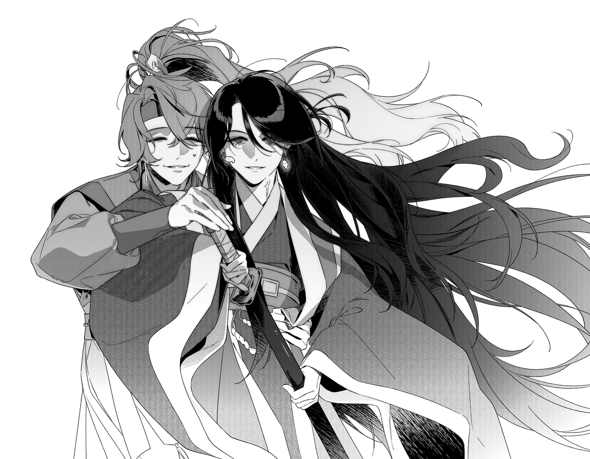 칭구가 화랑 홍윤 그려줬어여..
저 칼에 죽어도 여한이 없다…