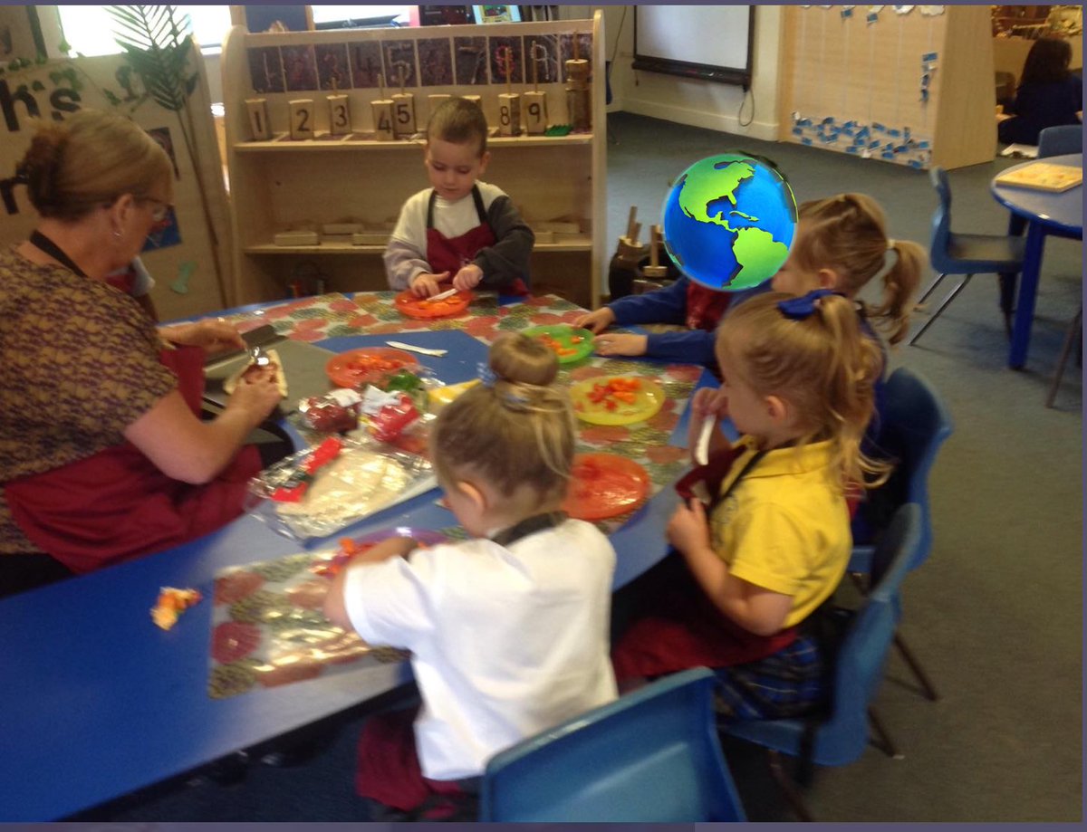 CanonNursery's tweet photo. @CanonNursery @CanonSharples @LT_Trust #bigwideworld Today we are making Italian pizza🍕…..delicious! https://t.co/GolVBREyvD