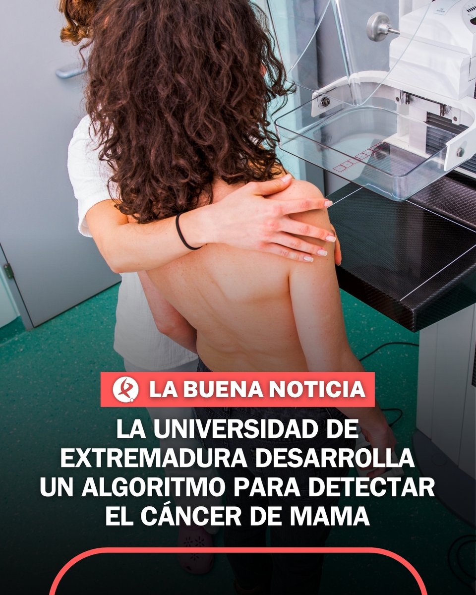 cextremadura's tweet photo. 👏 ¡Bien! Investigadores de la Universidad de Extremadura desarrollan algoritmos para detectar el cáncer de mama https://t.co/ObY6LoWlbb