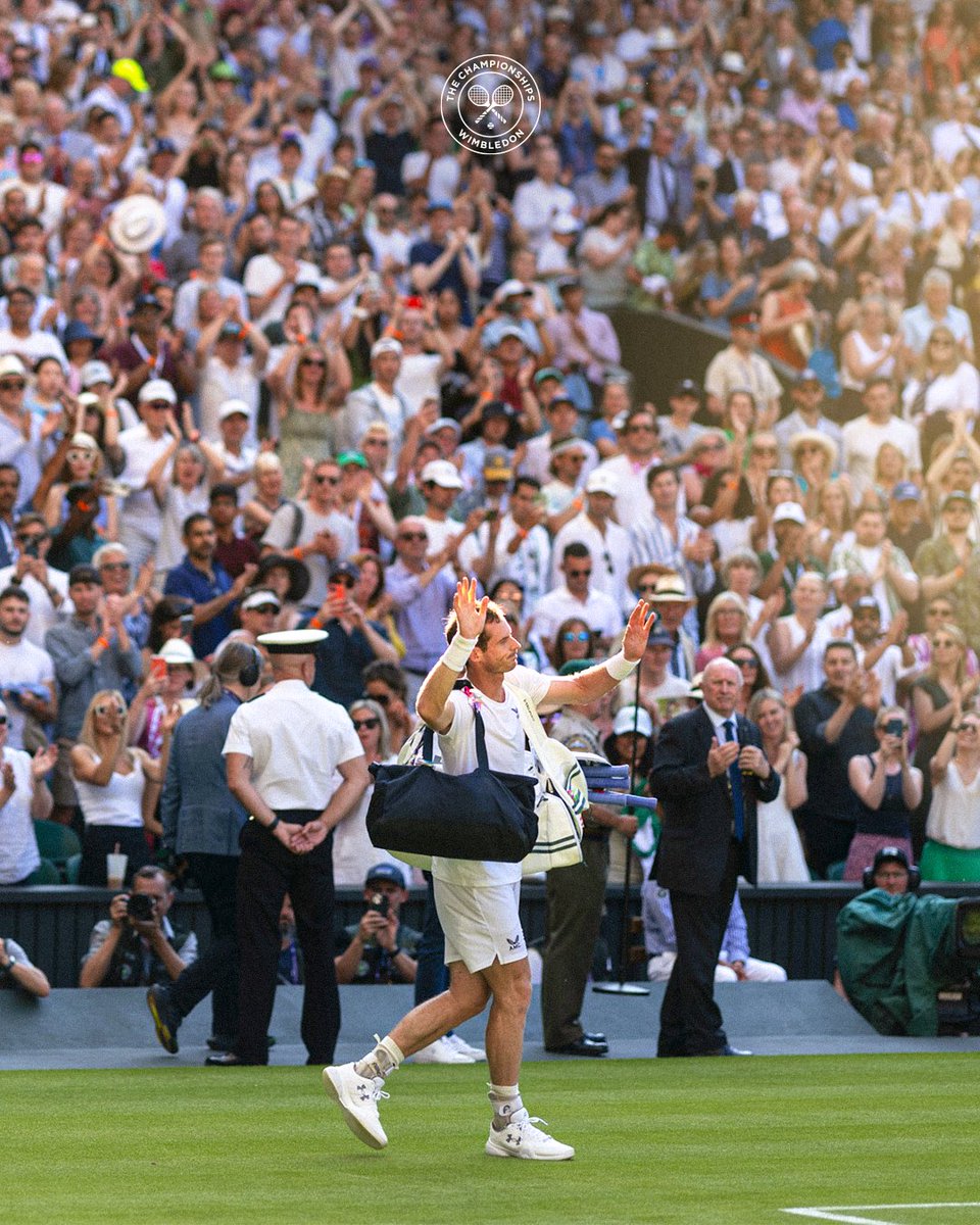 Andy - we’re sorry to hear you won’t be playing singles this year.

But we are so looking forward to seeing you compete in the doubles and celebrating all the memories you have given us 💚💜