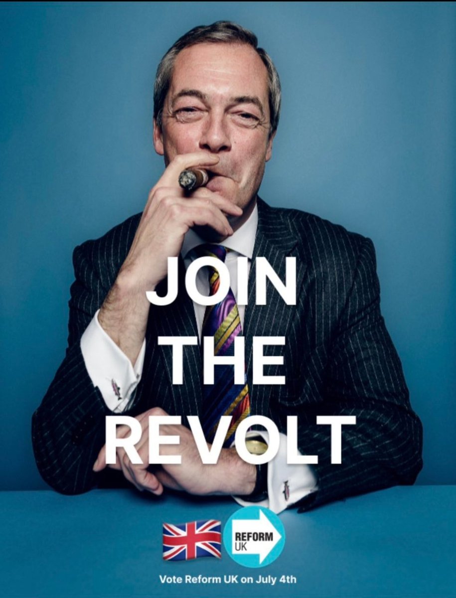 If you're voting <a href="/reformparty_uk/">Reform UK</a> 
I want to follow you 🫵🏻

#VoteReformUK 🗳️
🇬🇧🇬🇧🇬🇧🇬🇧🇬🇧🇬🇧🇬🇧🇬🇧

Like Share &amp; Follow 

<a href="/Nigel_Farage/">Nigel Farage MP</a>
