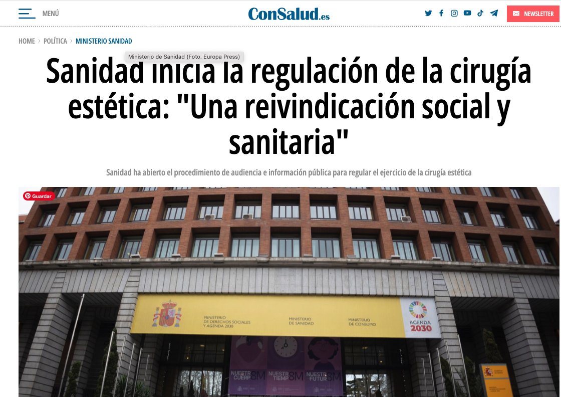Y nosotros nos alegramos de ello, tras tantos años pidiendo medidas contra el #intrusismo en nuestro sector. Ponte en manos de profesionales, pide credenciales, sospecha de los precios low cost en salud. Cuídate.

consalud.es/politica/minis…