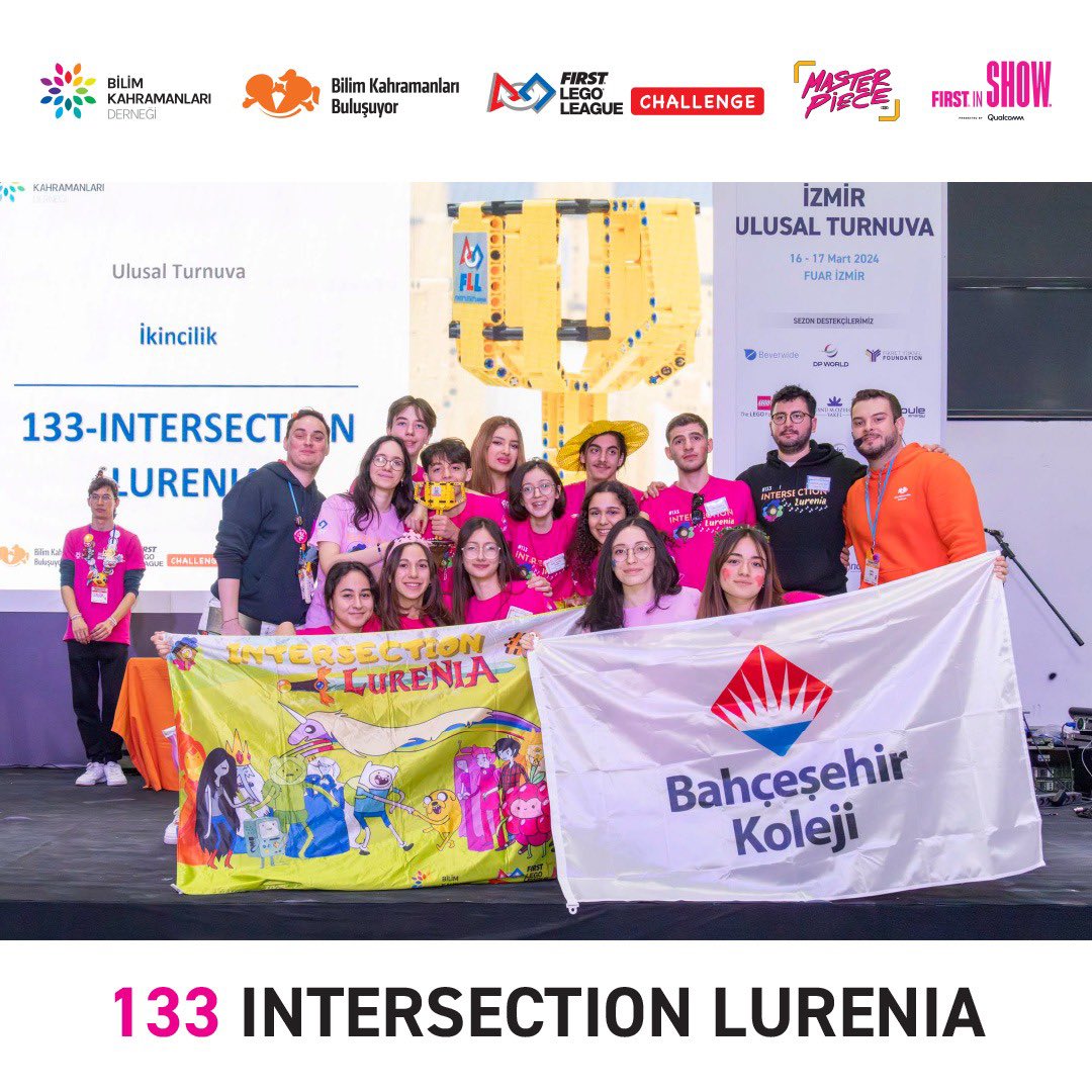 BilimKahraman's tweet photo. Bilim Kahramanları Buluşuyor / FIRST LEGO League Challenge MASTERPIECE sezon ikincisi INTERSECTION LURENIA 4-7 Temmuz’da Sydney NSW Australia’da düzenlenecek FLL Asia Pasific Open Championship’e katılarak Türkiye’yi temsil edecek. Takımımıza başarılar dileriz! #umutbilimde https://t.co/bYwLmLWz8G