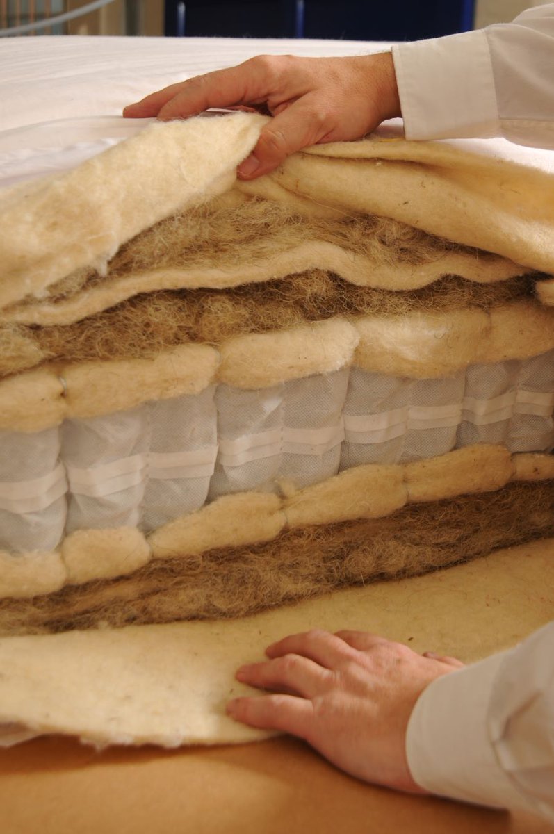 What goes into making a Marshall &amp; Stewart mattress so special? Layers and layers of natural, breathable comfort - handcrafted with decades of expertise using time-honoured, traditional methods ♥
