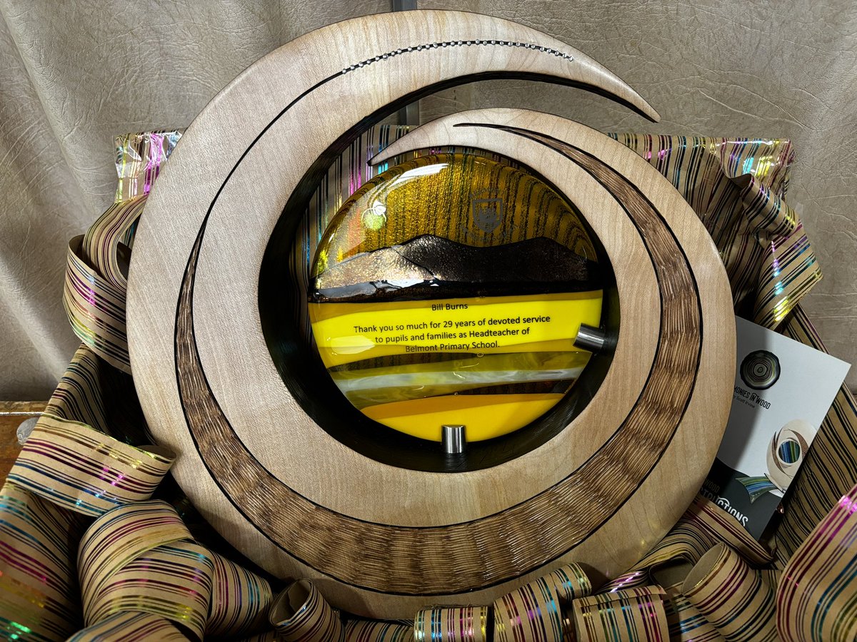 Yesterday afternoon was full of emotions as we said thank you, farewell, good luck and all the very best to both Mr Burns and our Primary 7s - 29 years for Mr Burns as Headteacher of Belmont Primary School, with many of our P.7s joining him for 9 of those years.