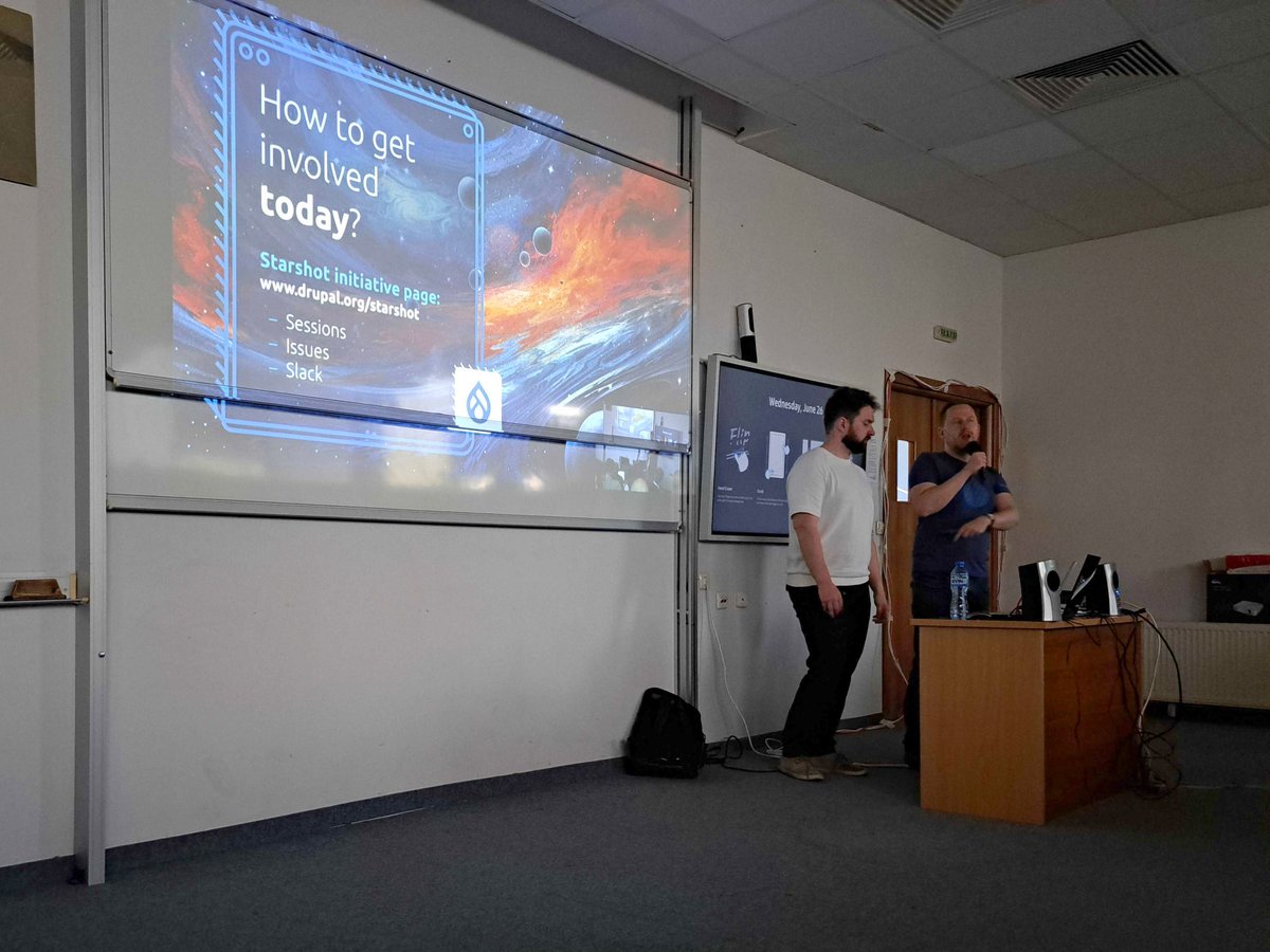 pointblank_gr's tweet image. Last week, our team had the privilege of attending the #drupaldevdays Conference in Burgas and what an experience it was! 🎉
We watched inspiring sessions, talked  about the current state and future of Drupal,  and met old friends and  made new ones.
#DrupalDeveloperDays