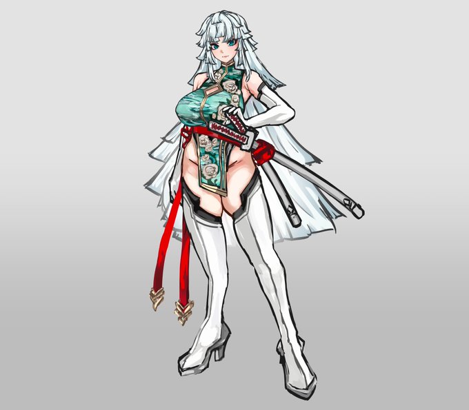 チャイナ由井正雪(ラフ) 