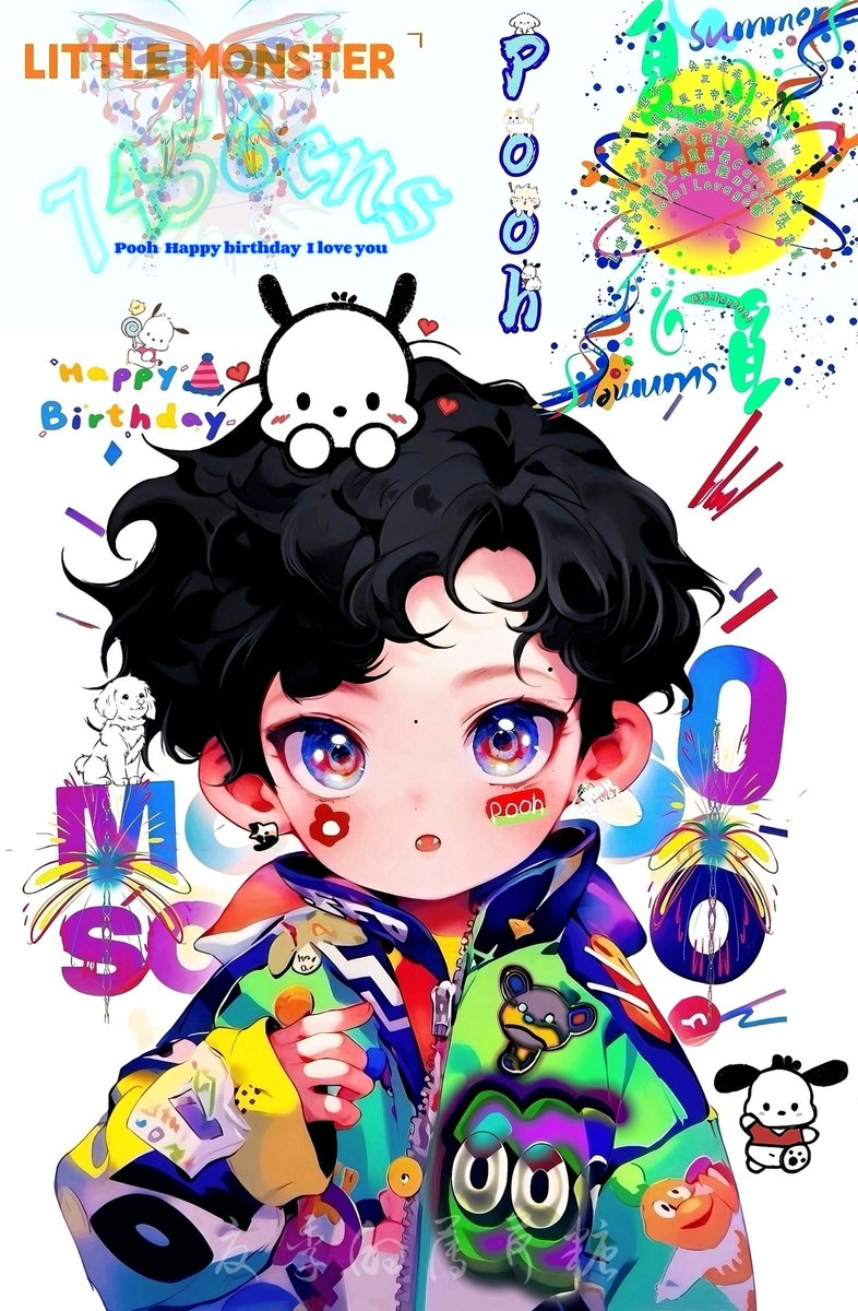 8bu66's tweet photo. 🎂生日快乐Pooh🎂
本次钱花主图作者：夏季的薄荷糖由我代他发出其他给噗噗的画作🤘
小秘密：第一个图，有公司成员名单哦
@ppoohkt 快来查收
#ppoohkt
#HBD2OneofPOOH https://t.co/B6QErhFohm