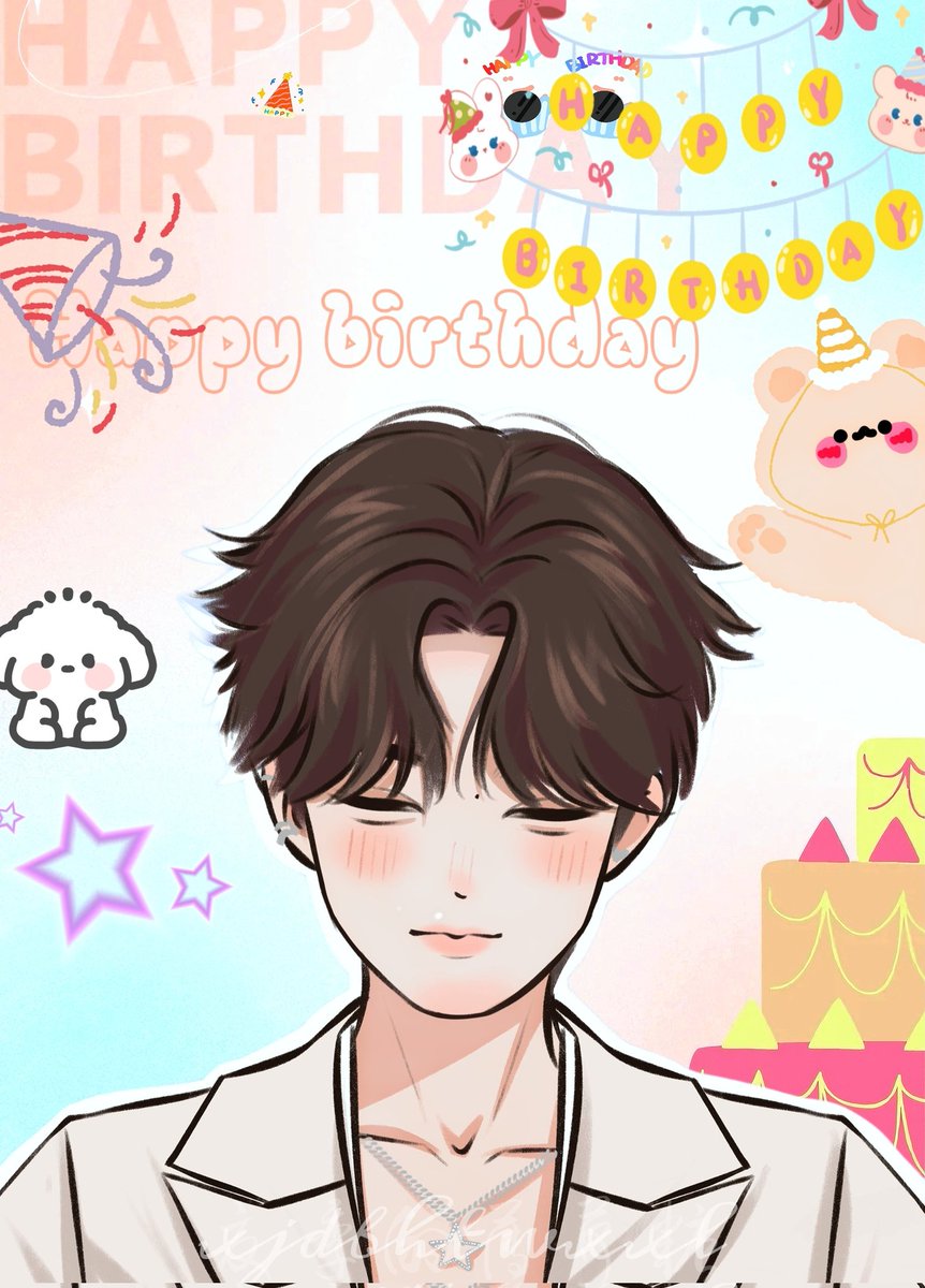 8bu66's tweet photo. 🎂生日快乐Pooh🎂
本次钱花主图作者：夏季的薄荷糖由我代他发出其他给噗噗的画作🤘
小秘密：第一个图，有公司成员名单哦
@ppoohkt 快来查收
#ppoohkt
#HBD2OneofPOOH https://t.co/B6QErhFohm