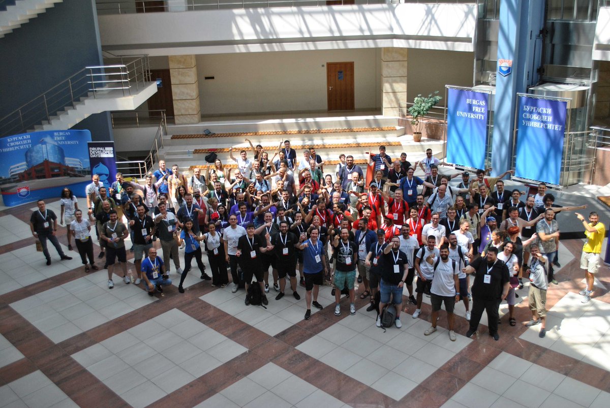 pointblank_gr's tweet image. Last week, our team had the privilege of attending the #drupaldevdays Conference in Burgas and what an experience it was! 🎉
We watched inspiring sessions, talked  about the current state and future of Drupal,  and met old friends and  made new ones.
#DrupalDeveloperDays