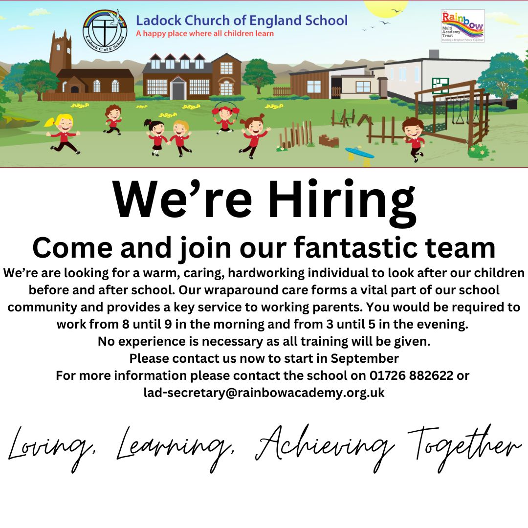 LadockCofE's tweet photo. Please share with anyone you think might be interested. https://t.co/OQJii778fS