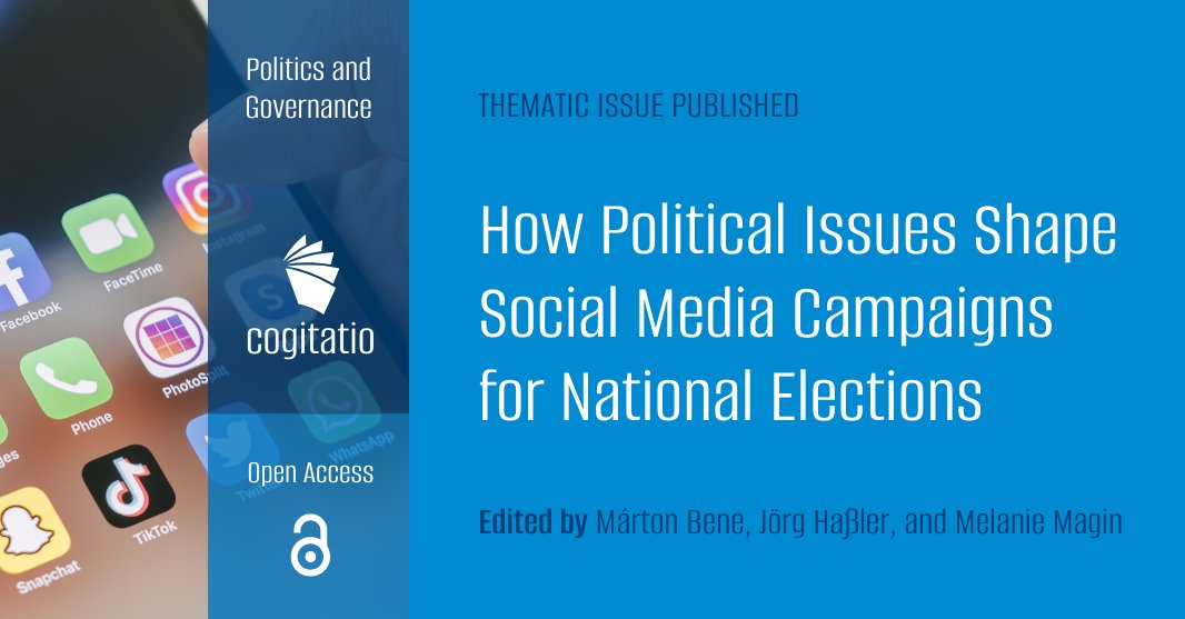 How do political parties win elections these days?

Social media is key, and our new thematic issue explores how political parties in 14 countries worldwide use it to push their issues.

A variety of approaches are found below (🧵)

Issue: shorturl.at/ykXmf