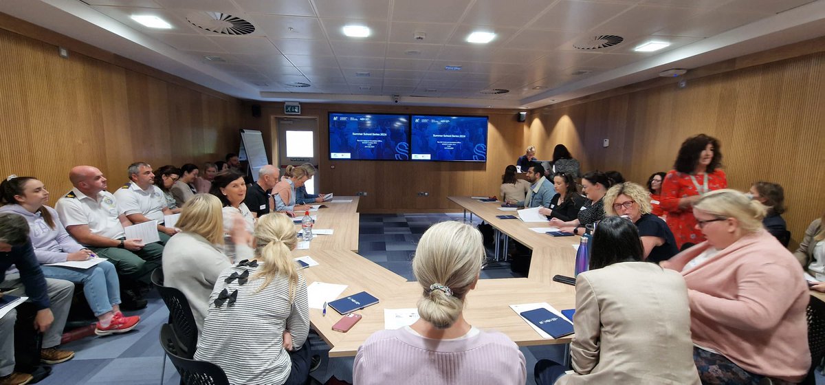 HSE_NSO's tweet photo. Back again with #SimulationSummerSchool 2024 this time hosted by @UCCASSERT full house over 30 participants from across Ireland 🇮🇪 eager to learn about #SimulationInHealthcare &amp; exchange knowledge in their practice. Our National Clincal Lead @DrDaraByrne kick starting the school https://t.co/Iecq4WdPo6