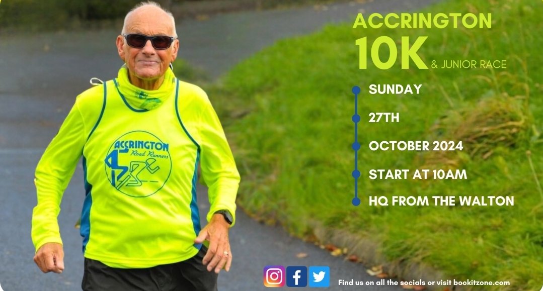 Accrington Road Runners (@accyroadrunner) on Twitter photo Who has already signed up for the Accrington Road Runners 10km in Ocrober A nice race on an undulating course! We even arrange for the clocks to go back so an extra hour in bed π <a href="/bbroadrunners/">BlackburnRoadRunners</a>
<a href="/RossendaleH/">Rossendale Harriers</a> <a href="/todharriers/">Todmorden Harriers</a> <a href="/BlackburnHarrie/">Blackburn Harriers</a> @ossy
accrington-road-runners.co.uk/events/accringβ¦ Who has already signed up for the Accrington Road Runners 10km in Ocrober A nice race on an undulating course! We even arrange for the clocks to go back so an extra hour in bed π <a href="/bbroadrunners/">BlackburnRoadRunners</a>
<a href="/RossendaleH/">Rossendale Harriers</a> <a href="/todharriers/">Todmorden Harriers</a> <a href="/BlackburnHarrie/">Blackburn Harriers</a> @ossy
accrington-road-runners.co.uk/events/accringβ¦