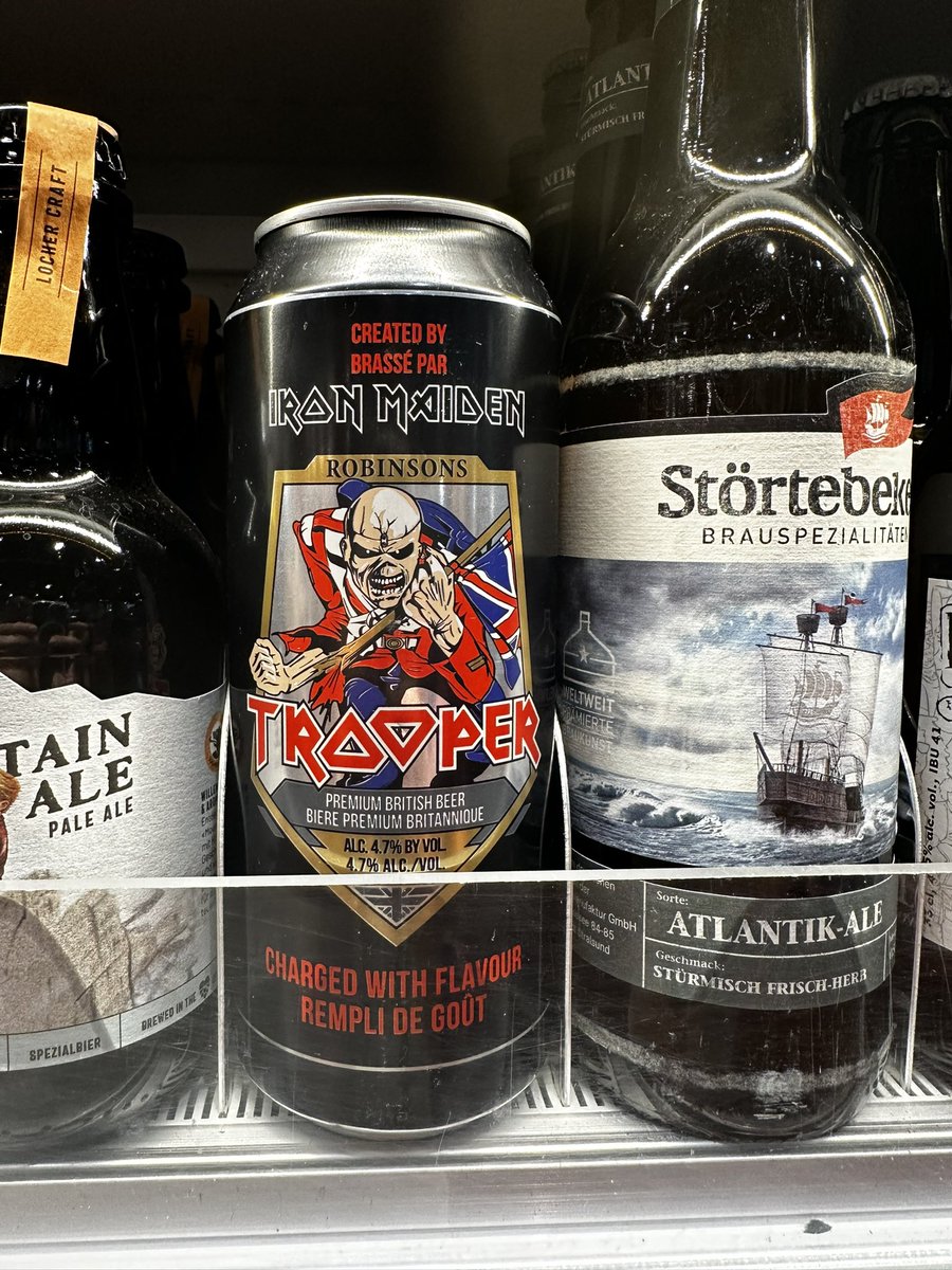 When I was younger, I would argue with my older brother Richard about many things… Warhammer, Risk, books, Top Trumps, music etc. 

All I can say, bro, is that fair play, Iron Maiden has a beer. And I’m still searching here in 🇨🇭 for the Kylie and Jason…