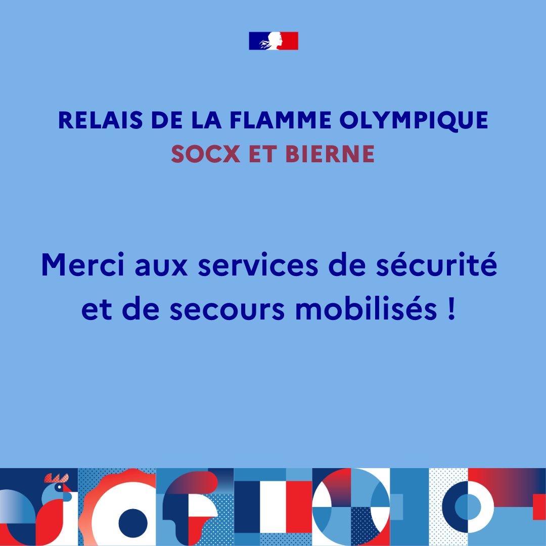 prefet59's tweet photo. #JO2024   

Fin de la quatrième étape du #RelaisDeLaFlamme à #Socx et #Bierne qui s'est bien déroulée. https://t.co/eKISnHaqoR