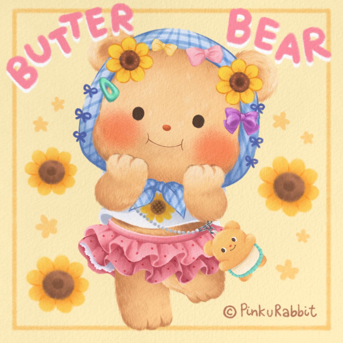 Fanart น้องเนย ห้องทานตะวัน🌻 ฉลองเพลง #น่ารักมั้ยไม่รู้ ครบ 1,000,000 views ค่า น้อนน่ารักมากก ตอนนี้โดนตกอยู่ ชอบดู costume น้อนมาก จัดเต็มไม่ซ้ำกันสักวัน🐻🧈💛

#Butterbear
#ด้อมน้องเนย