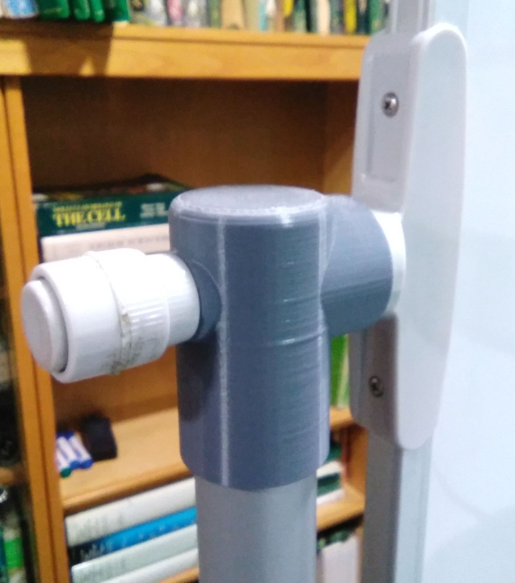 EVTamlyn's tweet photo. I made a thing, and it works! My first #3Dprint

First attempt at recreating a component - by measuring the broken part, producing a 3D computer model and printing it (with fingers crossed that I made it accurate enough to work).

#JobSatisfaction #TryingSomethingNew https://t.co/1SoJiezVeN