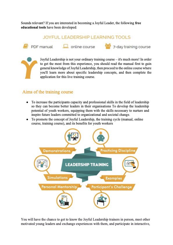 We are looking for 3️⃣ participants from Belgium🇧🇪 for our #ErasmusPlus🇪🇺 project “Joyful Leadership”

🗓8-16 December 2024
📍Somogyvámos/Hungary🇭🇺
💁🏻‍♀️Free of charge: accommodation, food, travel cost reimbursement provided
🤳🏼CV&amp;motivation letter to info@mindhubacademy.org by 8 July
