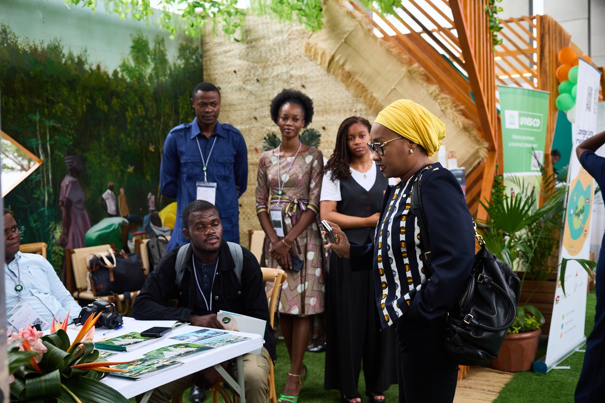 UNESCOBrazza's tweet photo. Le Bureau de l'UNESCO Brazzaville présent à l'ouverture de la Conférence internationale sur l'Afforestation et le Reboisement ! #ForestsForLife #Restauration #Congo
@ccj_congo @CongoUnfpa @PNUDRepduCongo @UN_Congo https://t.co/daWKU7tDPt