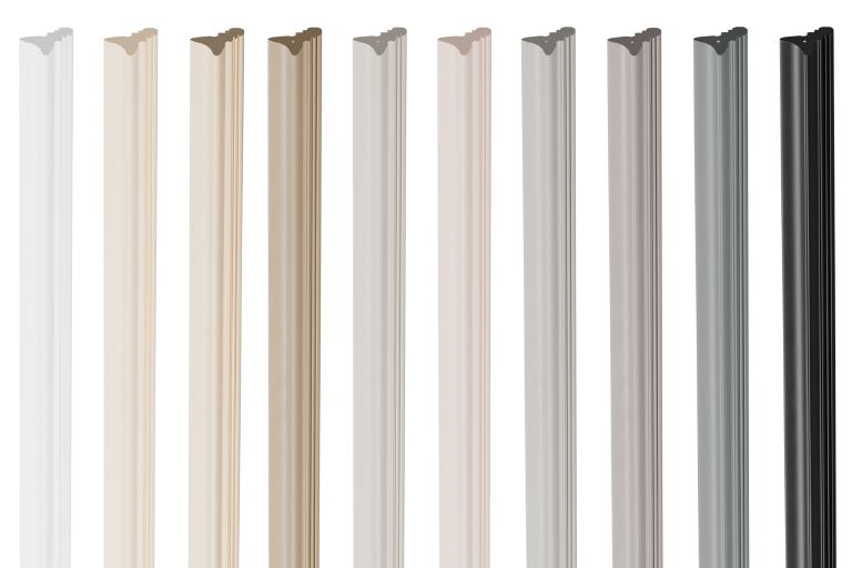 schluterNA's tweet photo. The DILEX-FIS silicone inlay for the DILEX-F movement joint comes in 10 colors to match popular grout choices. Plus, it has a special coating that repels dust.
#tiledfloor #tiletrim #tileprofile #movementjoint #schluter https://t.co/txqZzGDH5k