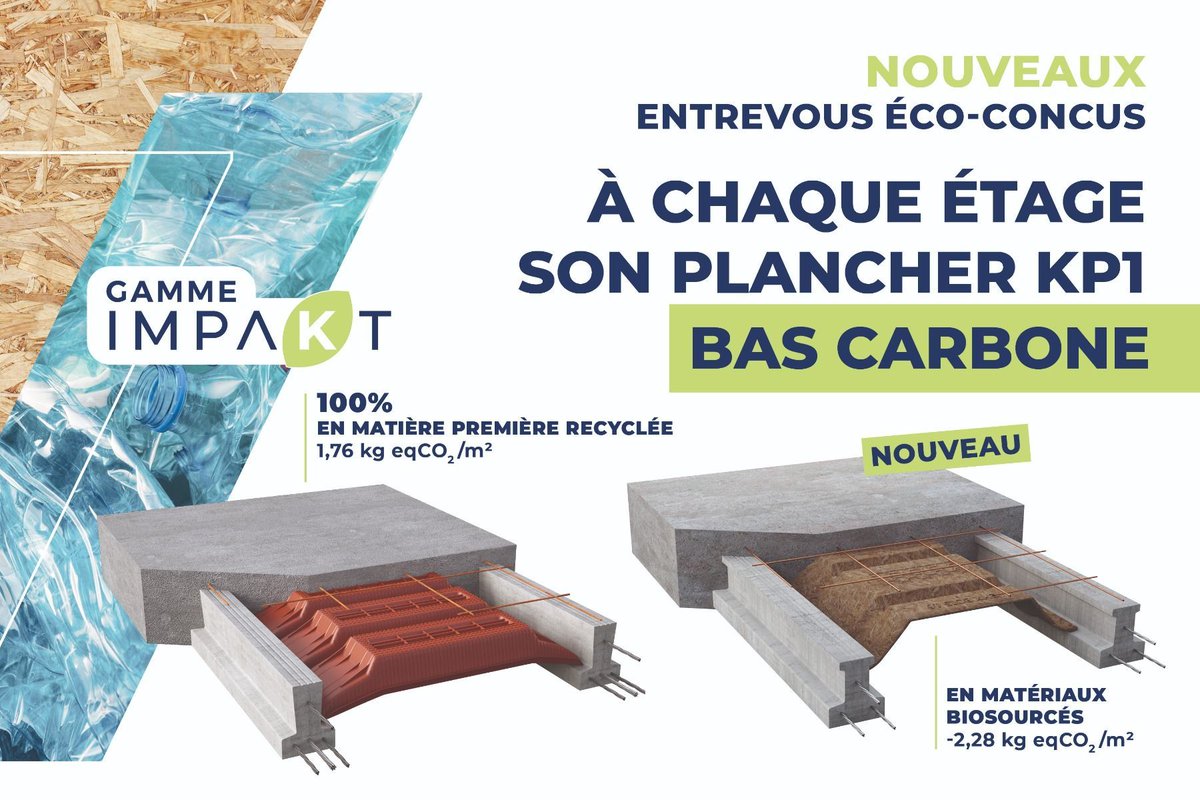 CmesMat_Expert's tweet image. KP1 innove avec ses entrevous biosourcés ! 🌿✨ Engagez-vous pour l'économie circulaire avec des matériaux durables et écoresponsables. Retrouvez l'article  buff.ly/3KDzSI1  #ÉconomieCirculaire #Biosourcé #Innovation #ConstructionDurable #KP1