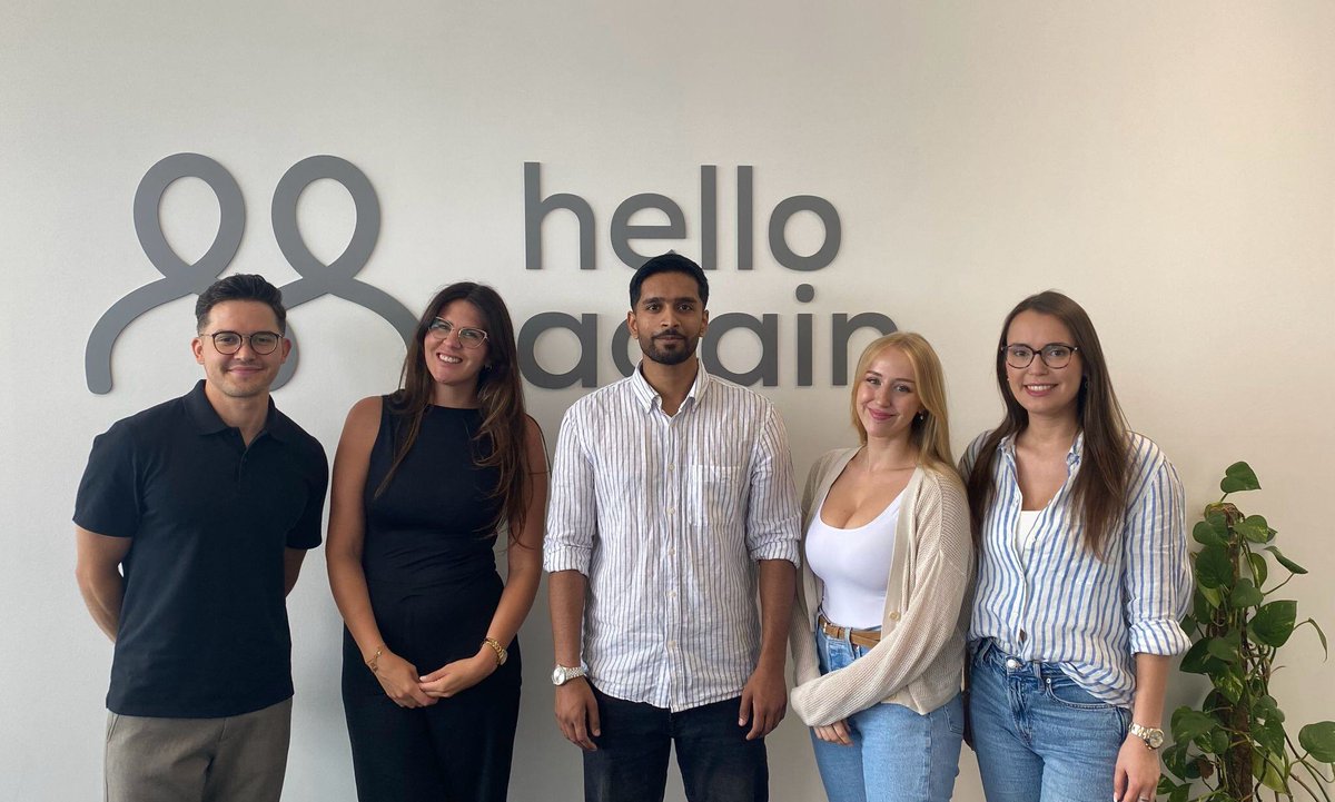 Time to shine! 🌟 Am 2. Tag des Onboardings gibt es bei hello again nicht nur viel Input rund um unser Produkt, sondern auch ein großes Shooting! 📸 Unsere neuen Teammember bekommen gleich zum Start ein professionelles Foto zur freien Verwendung. Keep smiling 🙂

#Onboarding