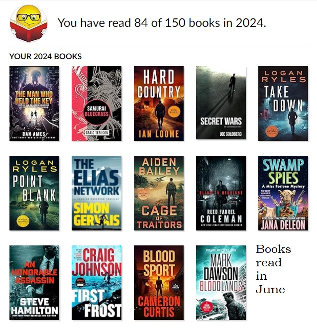 Abibliofob's tweet photo. #JuneWrapUp #WrapUpByAbibliofob 
I read some great books this month.
@pbackwriter #CameronCurtis @ucrosspop25 @authorsteve @JanaDeLeon @ReedFColeman @AidenLBailey @GervaisBooks #LoganRyles @JoeGoldbergBook @TheRealIanLoome @cterlson @AuthorDanAmes https://t.co/LbsNLT5614