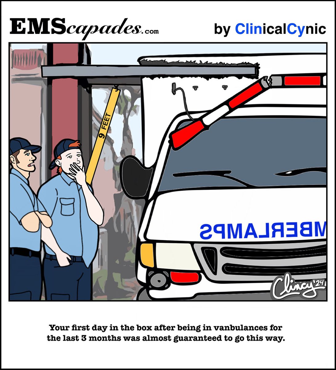 jemsconnect's tweet photo. That'll buff out, right? https://t.co/gFYuN7zGw4
#ems #emt #paramedic #emshumor #emthumor #paramedichumor #vanbulance https://t.co/FljkESQTjJ