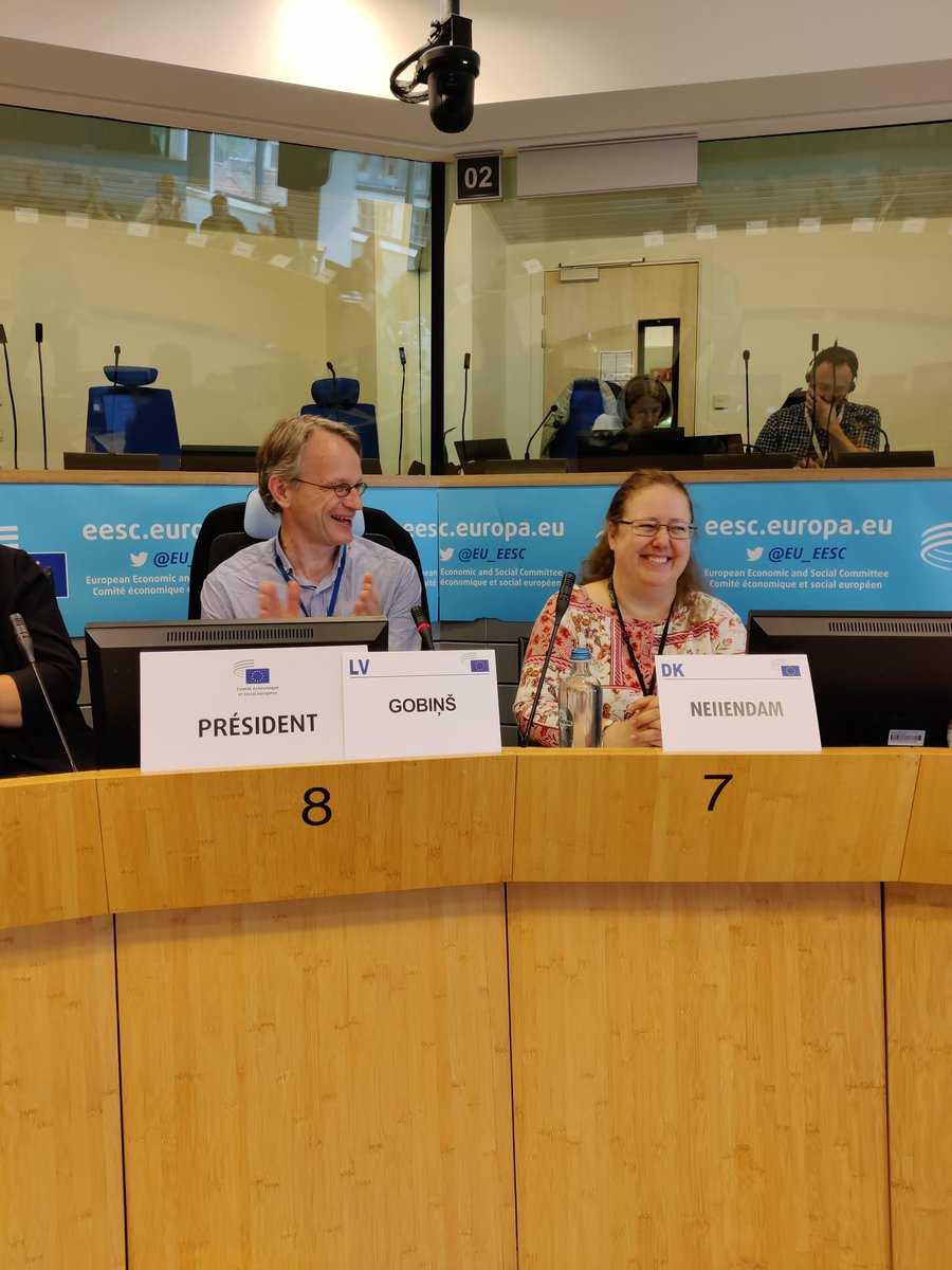 Civil Society Organisations' Group of the EESC (@csogroupeesc) on Twitter photo Today the <a href="/EU_EESC/">European Economic and Social Committee</a> Associational Life Category had a debate on Civil society's demands and their implementation after the 🇪🇺#EUelections2024 with
🎙️ <a href="/CarlottaBesozzi/">Carlotta BESOZZI</a> & <a href="/vespa_matteo/">Matteo Vespa</a>, <a href="/EuCivilsociety/">Civil Society Europe</a>
Spokespersons: <a href="/AndrisGobins/">Andris Gobiņš 🇱🇻🇪🇪🇱🇹 🇺🇦</a> and today's elected Juliane Neiiendam <a href="/Juliane_IDA/">Juliane M Neiiendam</a>👏 Today the <a href="/EU_EESC/">European Economic and Social Committee</a> Associational Life Category had a debate on Civil society's demands and their implementation after the 🇪🇺#EUelections2024 with
🎙️ <a href="/CarlottaBesozzi/">Carlotta BESOZZI</a> & <a href="/vespa_matteo/">Matteo Vespa</a>, <a href="/EuCivilsociety/">Civil Society Europe</a>
Spokespersons: <a href="/AndrisGobins/">Andris Gobiņš 🇱🇻🇪🇪🇱🇹 🇺🇦</a> and today's elected Juliane Neiiendam <a href="/Juliane_IDA/">Juliane M Neiiendam</a>👏