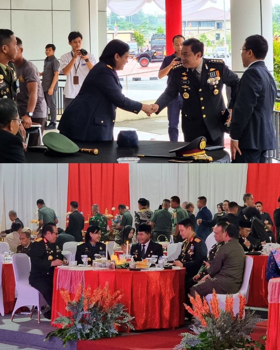 bckalbagtim's tweet photo. Tanjung Selor (01/07/2024), Bertempat di Mapolda Kaltara, Kepala Kantor Wilayah DJBC Kalimantan Bagian Timur-Kusuma Santi Wahyuningsih didampingi Kepala Bidang Penindakan dan Penyidikan-Junanto Kurniawan menghadiri acara dalam rangka Peringatan Ulang Tahun Bhayangkara ke-78 https://t.co/yzSEYxwW9t