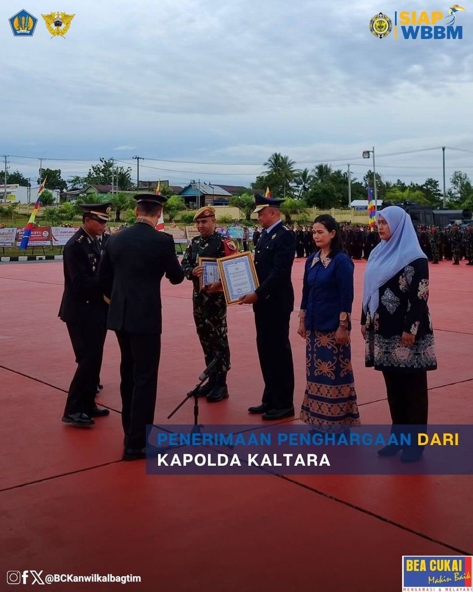 bckalbagtim's tweet photo. Tanjung Selor (01/07/2024), Bertempat di Mapolda Kaltara, Kepala Kantor Wilayah DJBC Kalimantan Bagian Timur-Kusuma Santi Wahyuningsih didampingi Kepala Bidang Penindakan dan Penyidikan-Junanto Kurniawan menghadiri acara dalam rangka Peringatan Ulang Tahun Bhayangkara ke-78 https://t.co/yzSEYxwW9t