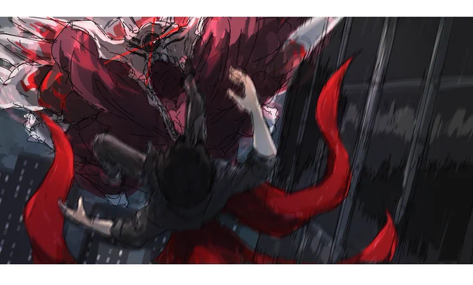 アニメタ志望の頃に描いてたやつ懐かしい… 