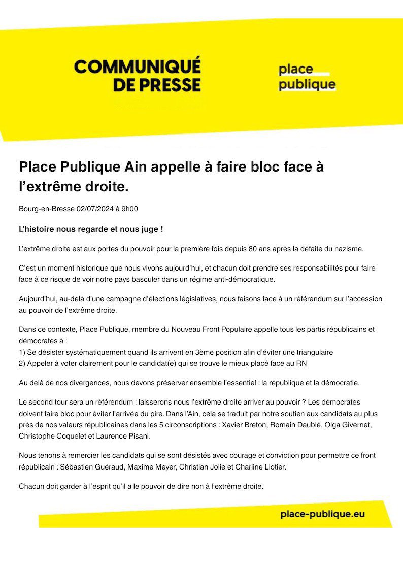 Place publique Ain tweet media
