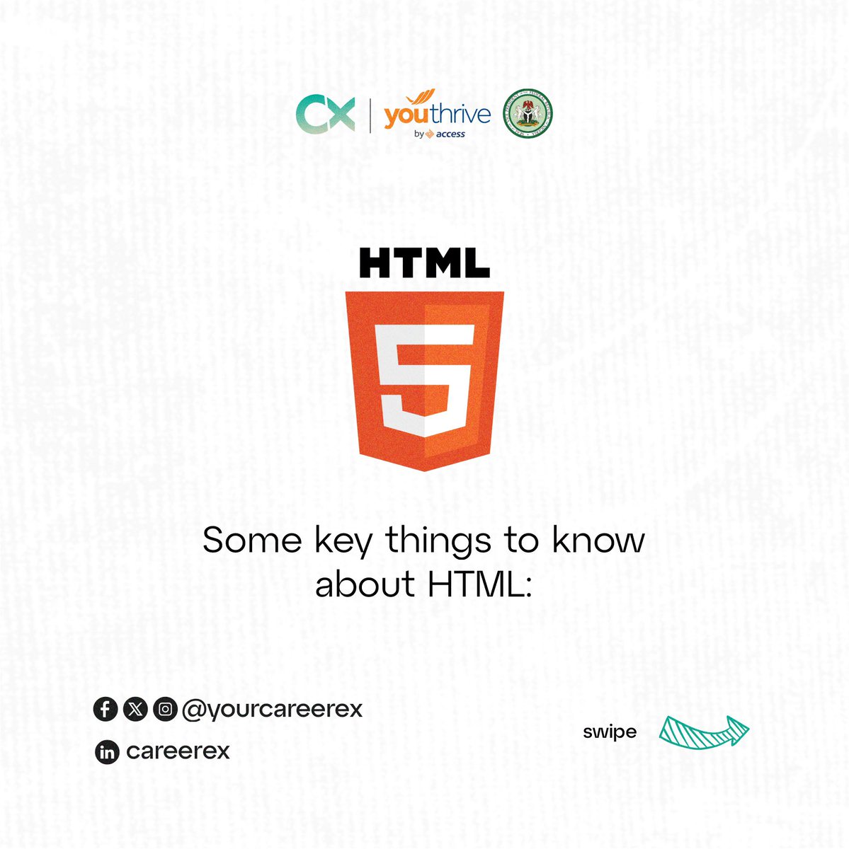 yourcareerex's tweet photo. These are just some of the basics, but there’s much more to explore in the world of HTML!
#html #accessbank #youthrive #careerexinternship #elitepath #tech #yourcareerex #techblogger #coding #programmer #productmanager #elitepath #techinportharcourt https://t.co/PvQXxXrDe3