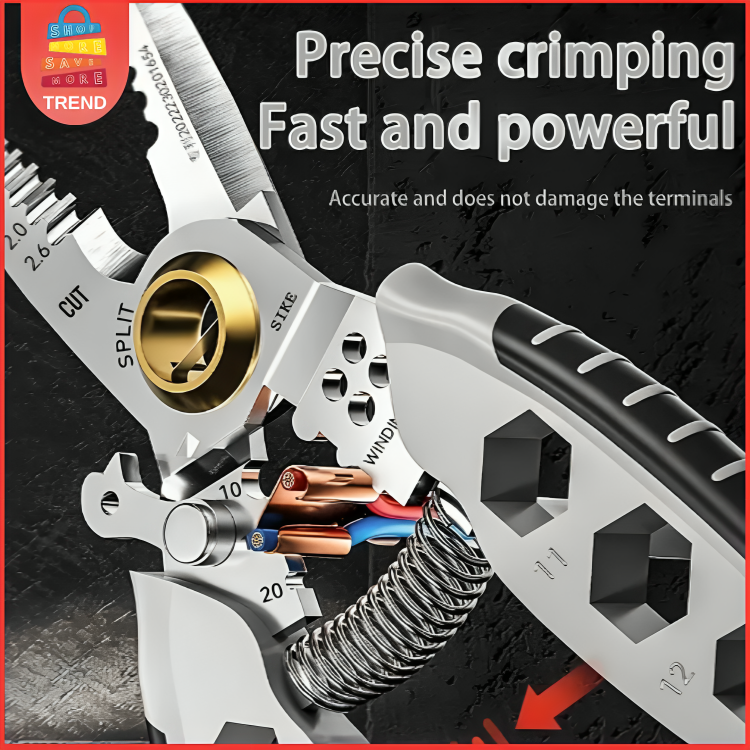 trend_1203's tweet photo. Achieve efficient maintenance tasks with Trend's multifunctional wire stripper. Featuring a sharp cutter for quick cuts, a thick spring.🛠️
#trend #wirestripper #multifunctionaltool #sharpblade #quickcutting #thickspring #ergonomichandle #electricaltools #automotivemaintenance https://t.co/Sr9wFcy9Qe