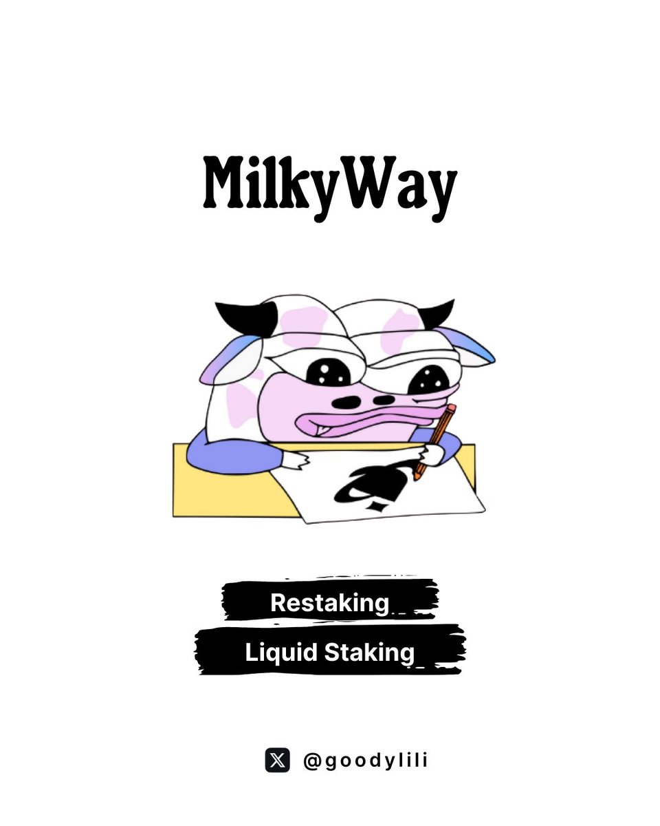 Restaking is one new meta in this cycle.

We’ve seen multiple projects from the Ethereum ecosystem ride this narrative.

MilkyWay, a modular ecosystem-based restaking project, is joining the meta and bringing the modular ecosystem along!

How would this work with MilkyWay?

a