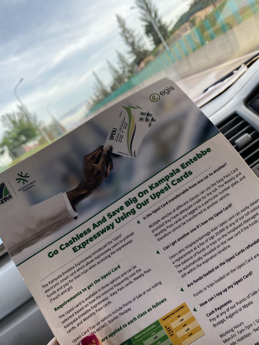 KEE_UG's tweet photo. Have you signed up for your #Upesicard yet? With the Upesi card, you can enjoy amazing discounts of up to 70% off each trip.
Drive to the any of our toll stations and register now. #GoCashlesssavebig https://t.co/P00s0vs0w0