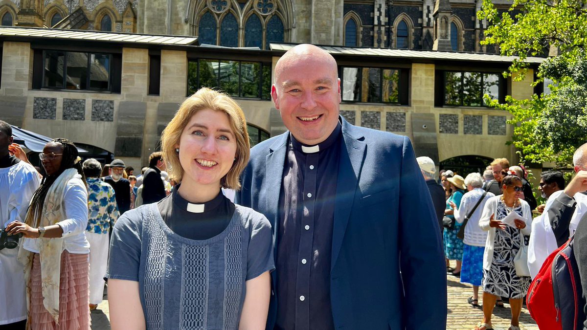 ascensionbalham's tweet photo. Congratulations to Amanda and Mike for your ordinations on Saturday. It’s so great to have you join the team here as Curates! https://t.co/Lqz6oBGYZr