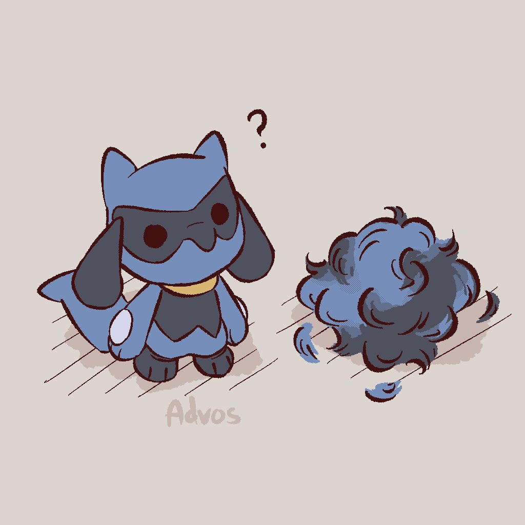 Riolu got a haircut