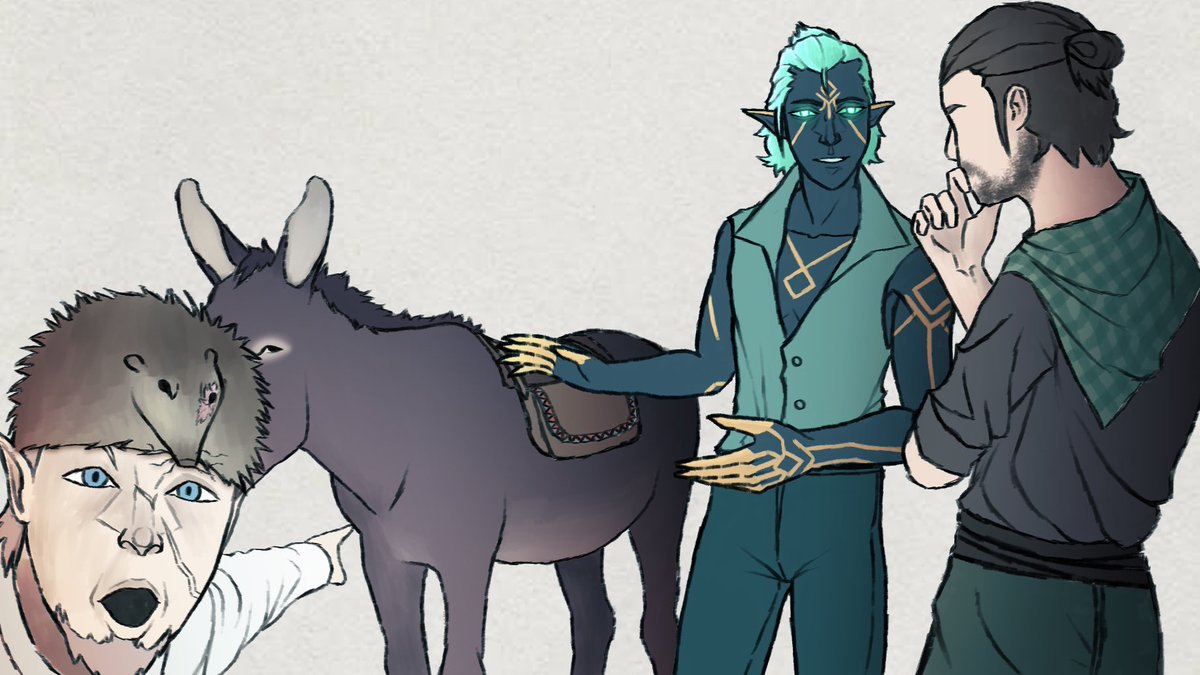 Lolgun2's tweet photo. Drew this as a meme for a campaign I’m in

#art #meme #dndart #dungeonsanddragons https://t.co/ka4jl6bdMw