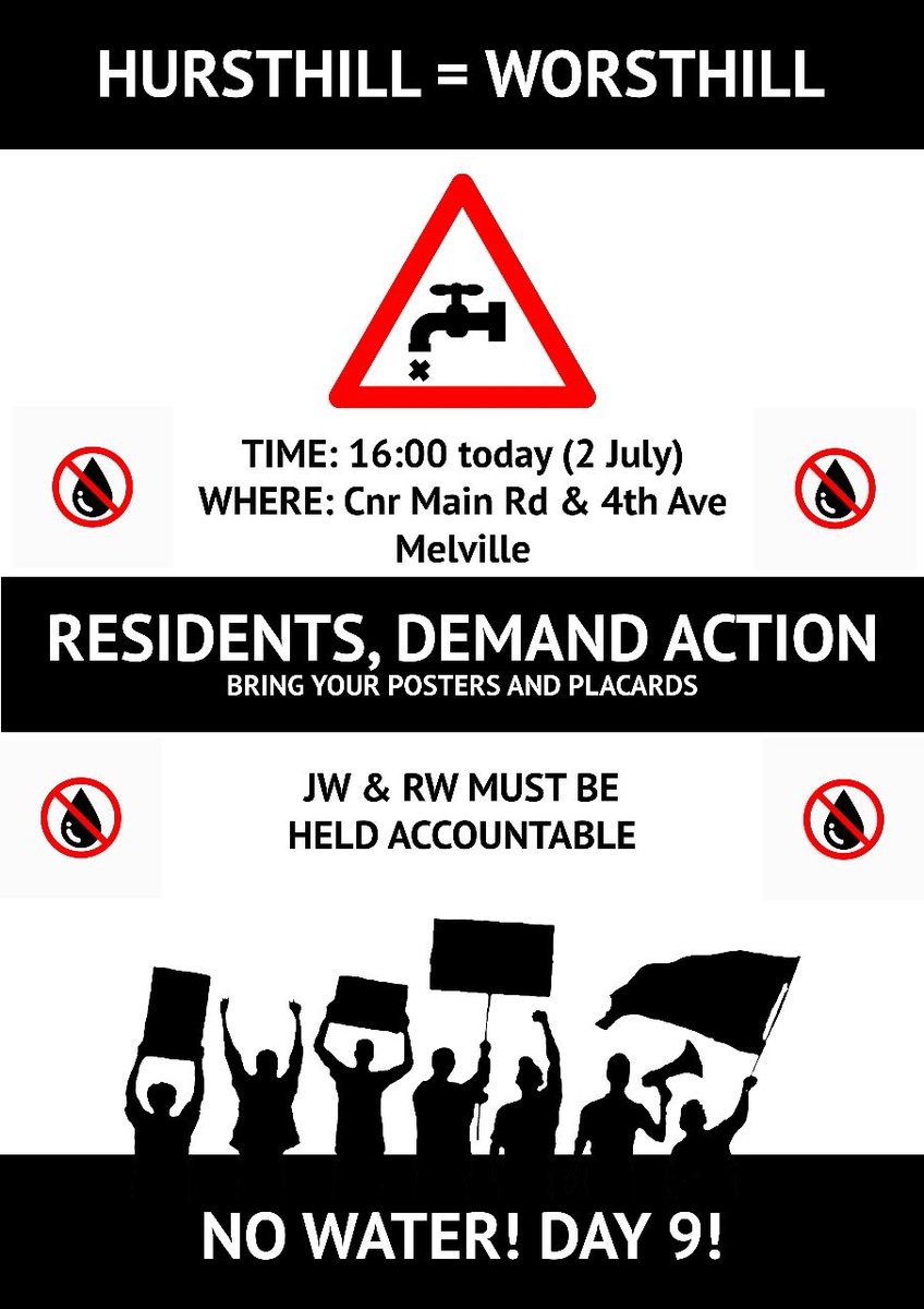 <a href="/JHBWater/">Johannesburg Water</a> this is what it has come to.  How do you get arrogant and incompetent officials and politicians to pay attention?   @MsNJonker <a href="/CityofJoburgZA/">City of Joburg</a> world class mess!