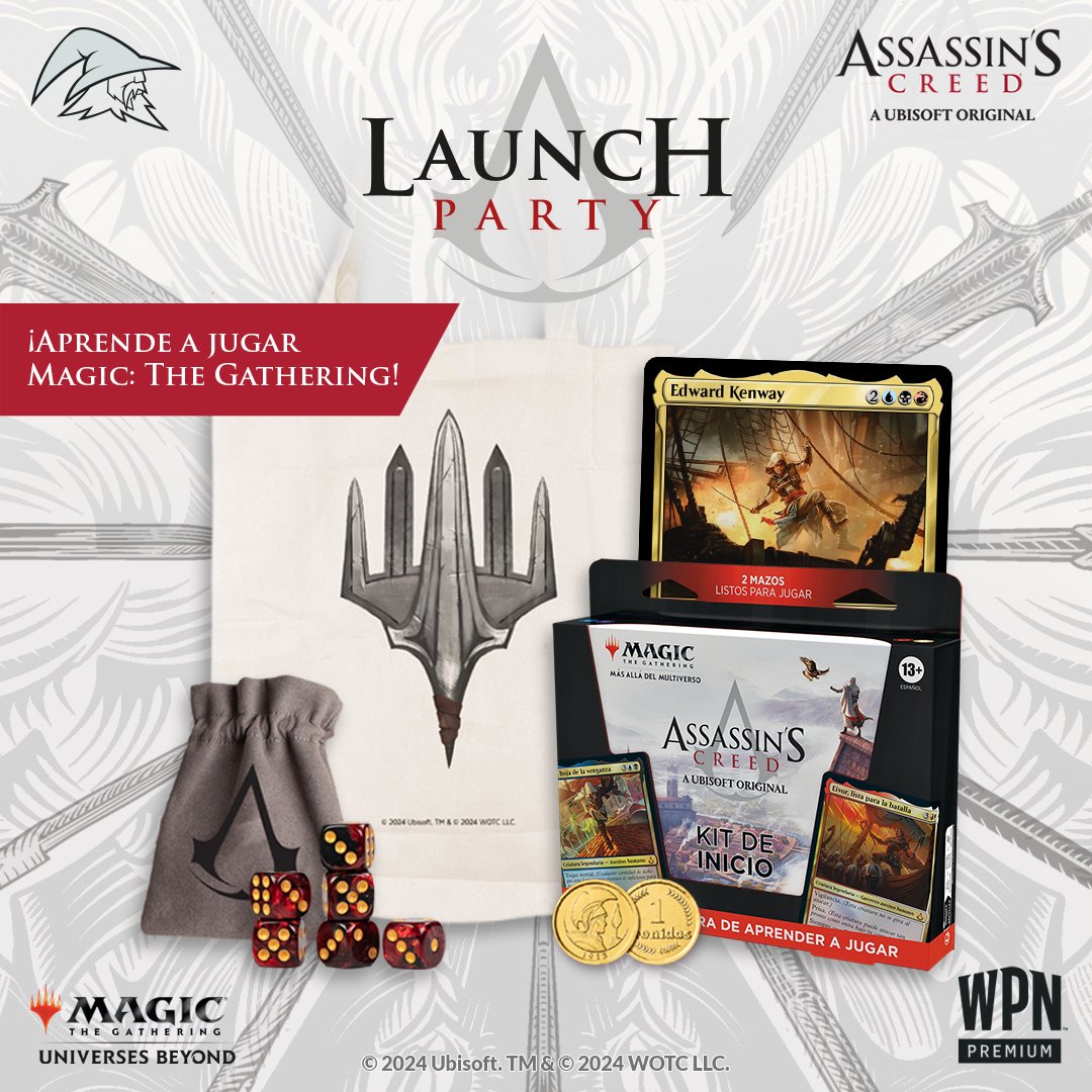 MagicBarcelona_'s tweet image. 🏺 ¡Este sábado celebramos la #LaunchParty de #MTGxAC!

Un evento exclusivo solamente disponible en algunas tiendas seleccionadas alrededor del mundo. 

⚔️ Personalidades visitarán la tienda y jugarán con los asistentes. Ellos son @ClaudioSensasao, @Hurona_Rolera y @AliaDeschain.