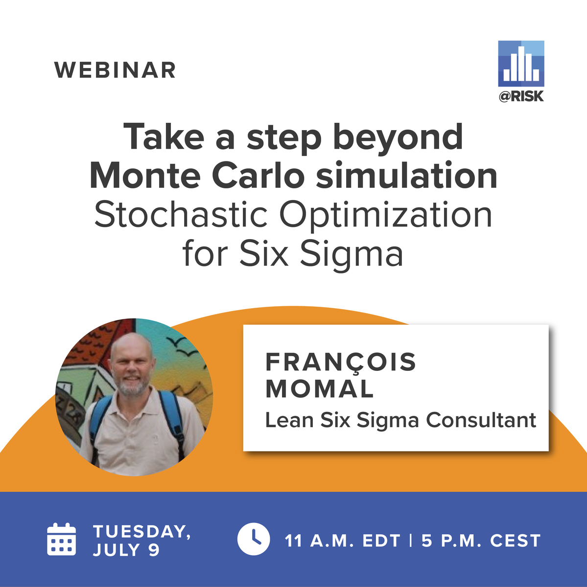 _atRISK's tweet image. Sign up for our upcoming Six Sigma webinar on 7/9 at 11 a.m. EDT. 
We’ll show you how RISKOptimizer can take your production or design process a step beyond Monte Carlo Simulation. 👣
lv.lumivero.com/ar-webinar-sto…
#SixSigma #StatisticalAnalysis #DataAnalysis