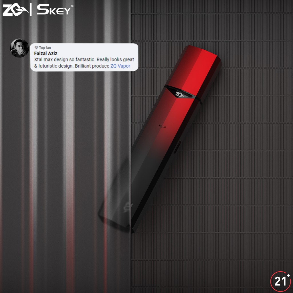 ZQ_VAPOR's tweet photo. Showcasing the stunning design of the XTAL Max! 🌟 Check out what our fan @Faizal Aziz is saying: Fantasatic Design!😍 

#xtalmax #zq #zqvapor #vape #vapepod #design #goodlooking https://t.co/ohqBHrYC78