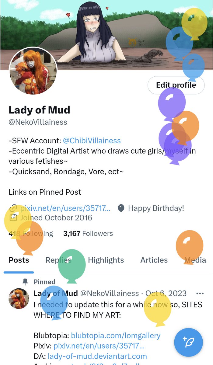 Lady of Mud tweet media